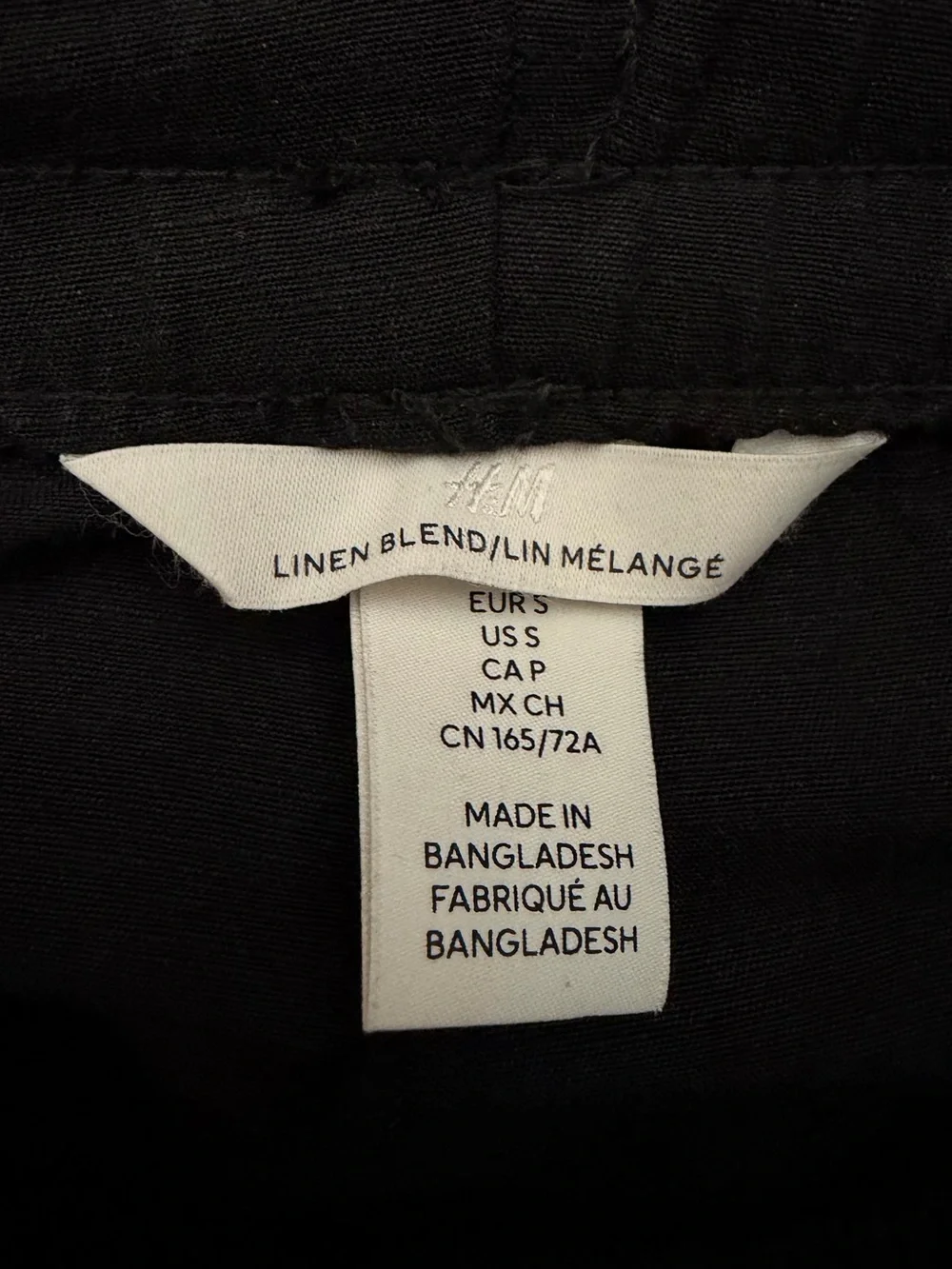 H&M size small